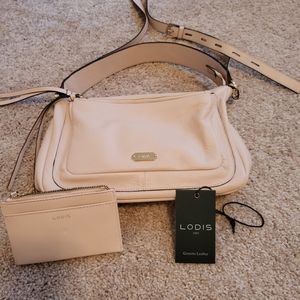 Lodis blush purse and matching wallet excellent condition